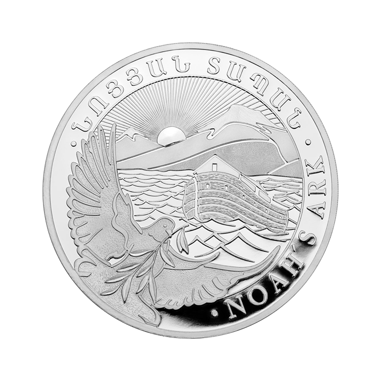 1/2 troy ounce zilveren Noah’s Ark munt