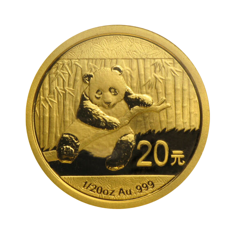 1/20 troy ounce gouden Panda munt