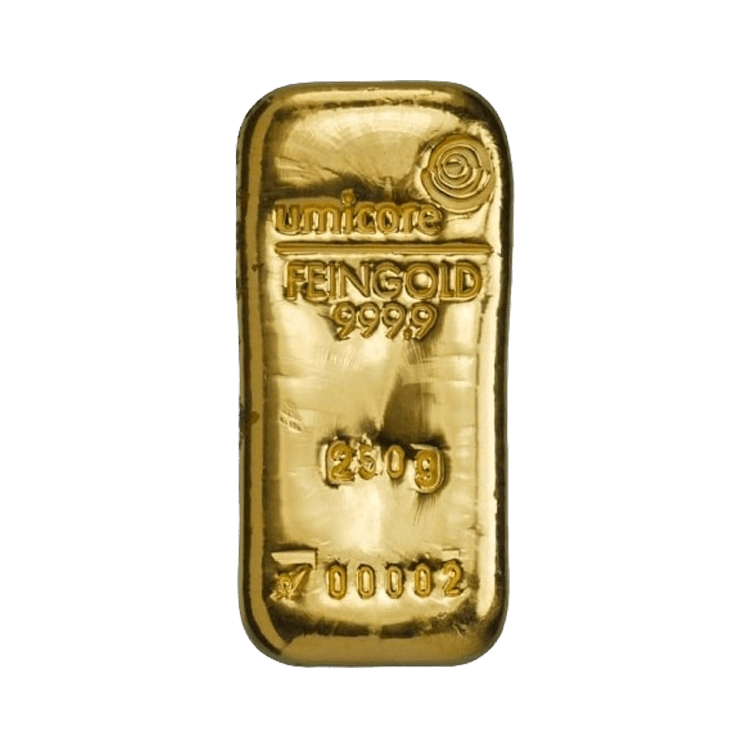250 gram goudbaar Umicore