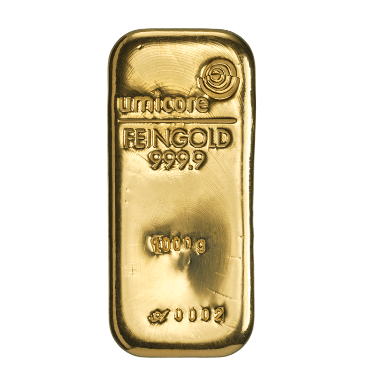 1 kilogram goudbaar Umicore