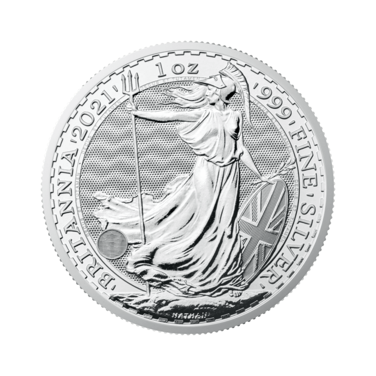 1 troy ounce zilveren Britannia munt