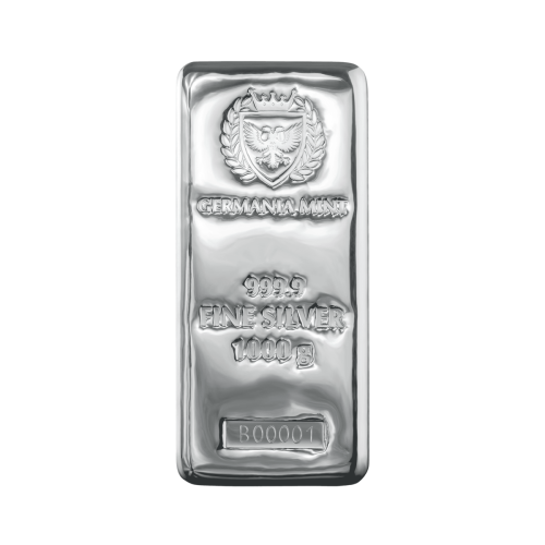 1 kilo zilverbaar Germania Mint