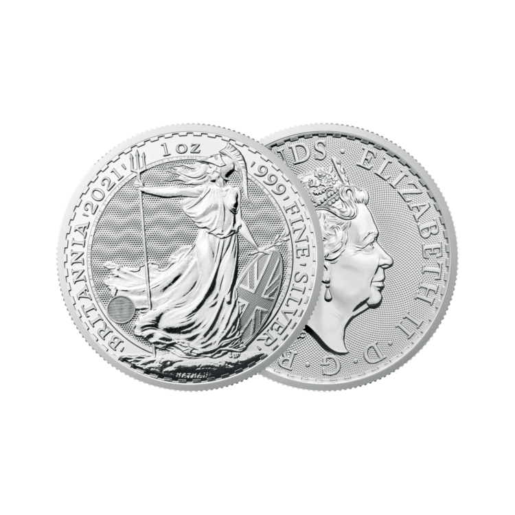 1 troy ounce zilveren Britannia munt