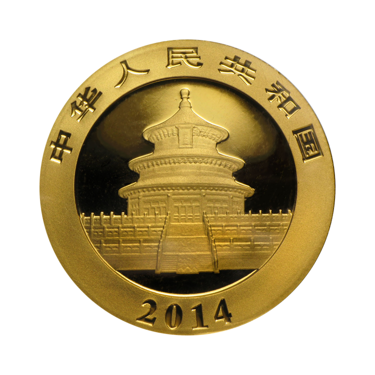 1/4 troy ounce gouden Panda munt