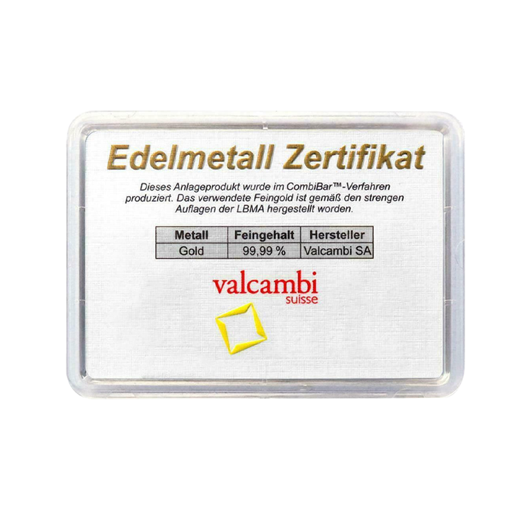 20x 1 gram gouden CombiBar