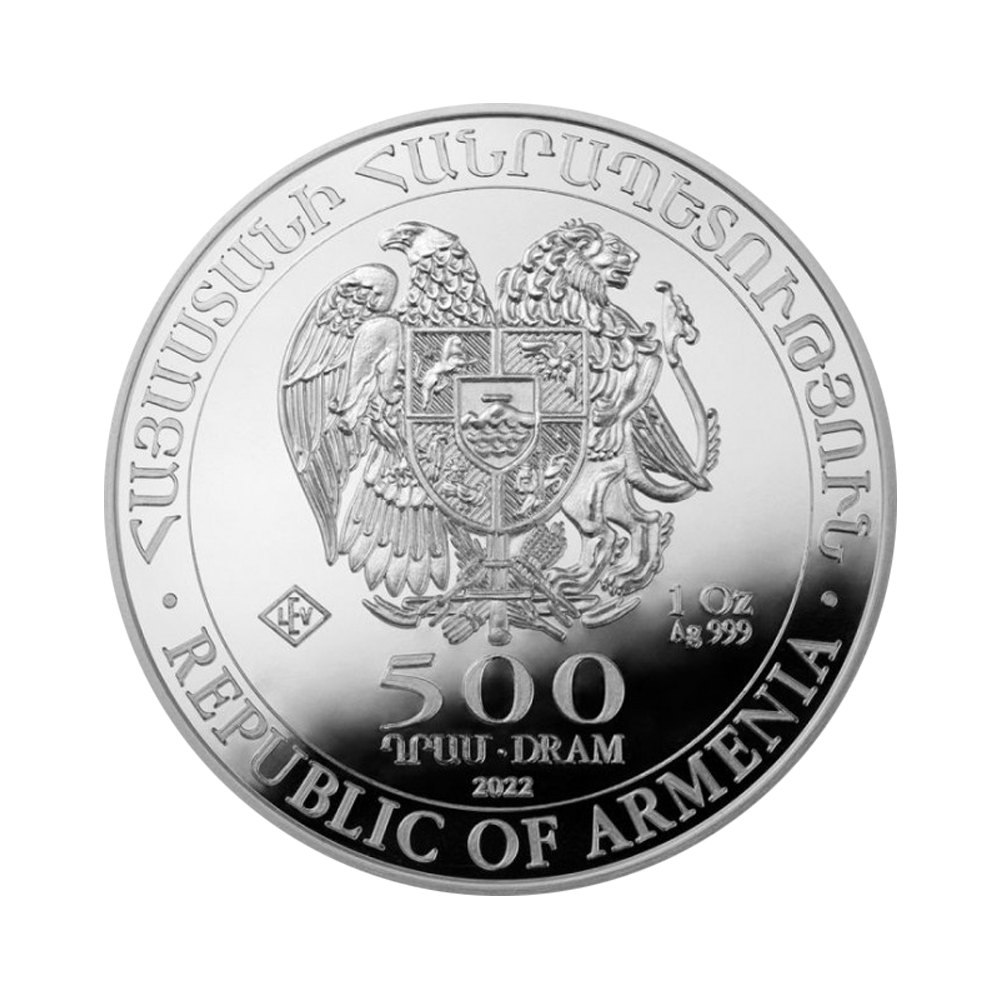 1 troy ounce zilveren Noah's Ark munt