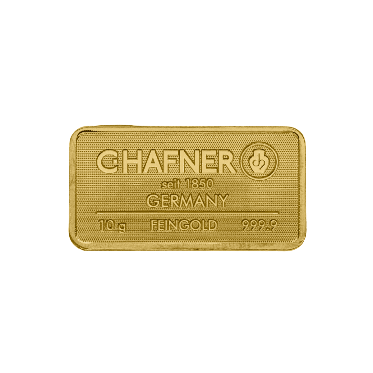 10 gram goudbaar C. Hafner