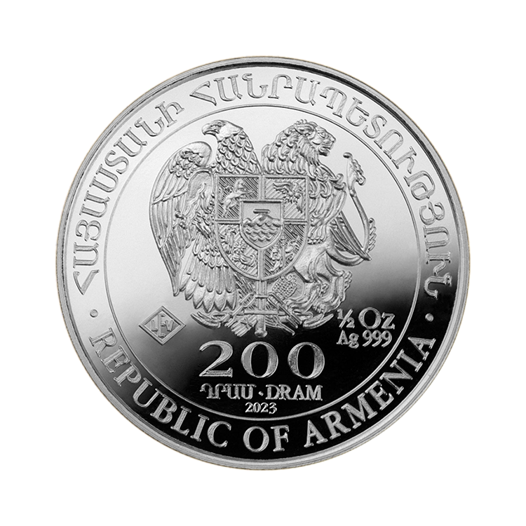 1/2 troy ounce zilveren Noah’s Ark munt