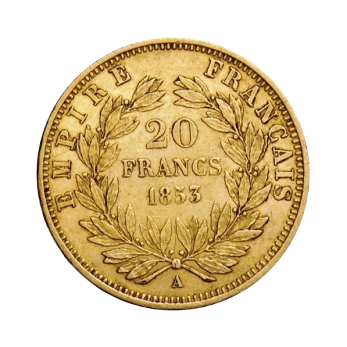 Gouden 20 Franc Napoleon III