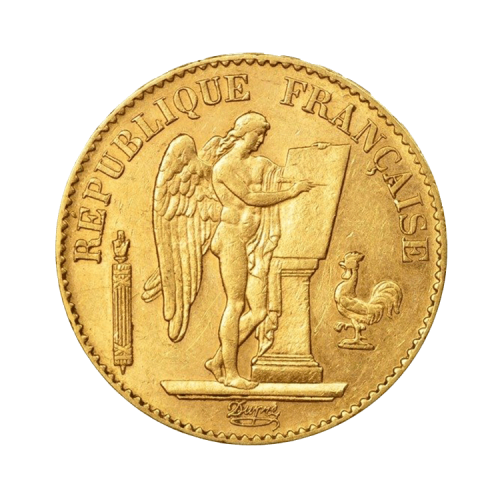Gouden 20 Franc Genie munt