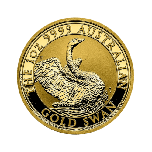1 troy ounce gouden Australian Swan munt