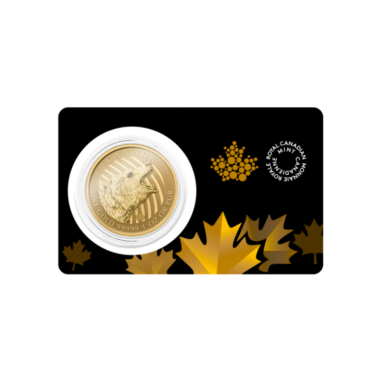 1 troy ounce gouden munt Call of the Wild serie