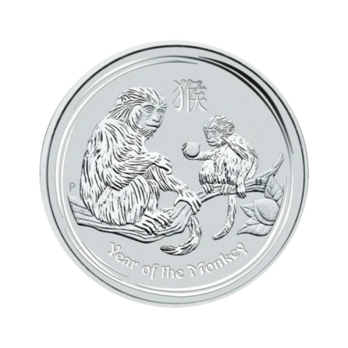 5 troy ounce zilveren Lunar munt