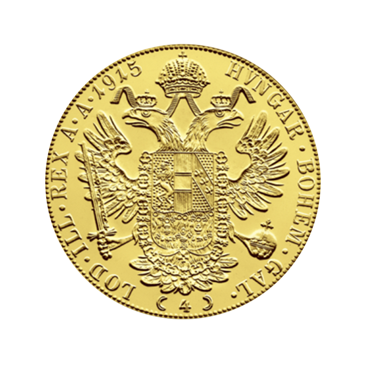 Oostenrijkse gouden 4 dukaat munt