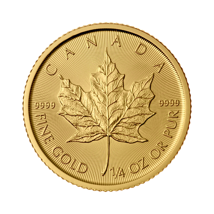 1/4 troy ounce gouden Maple Leaf munt