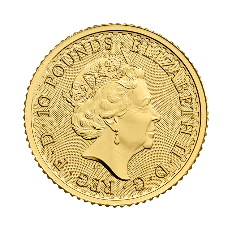 1/10 troy ounce gouden Britannia munt