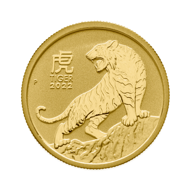 1/2 troy ounce gouden Lunar munt