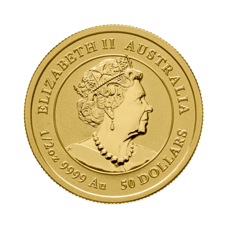 1/2 troy ounce gouden Lunar munt