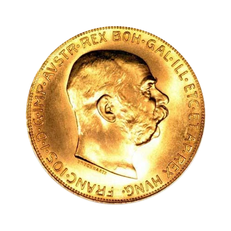 Oostenrijkse gouden 100 Corona munt