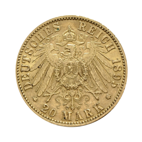 Duitse gouden 20 Mark munt