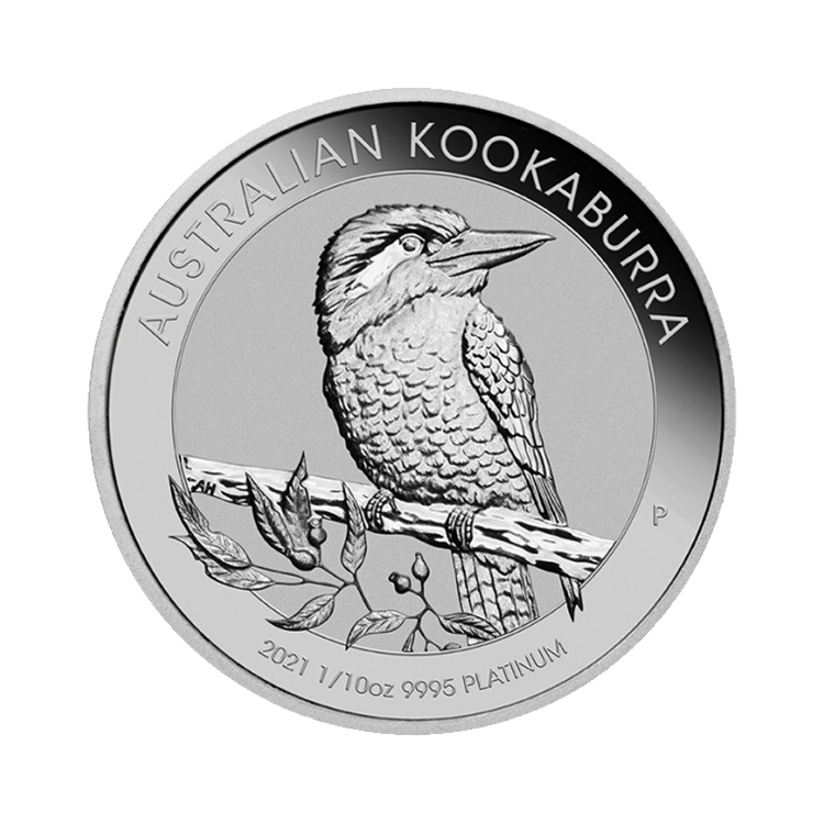 1/10 troy ounce platina Kookaburra munt