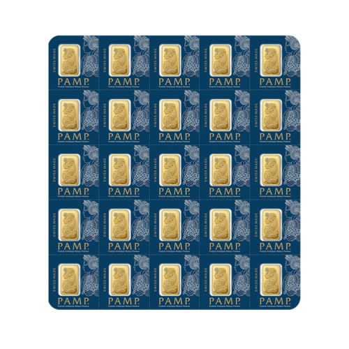 25x 1 gram goudbaar Pamp Suisse