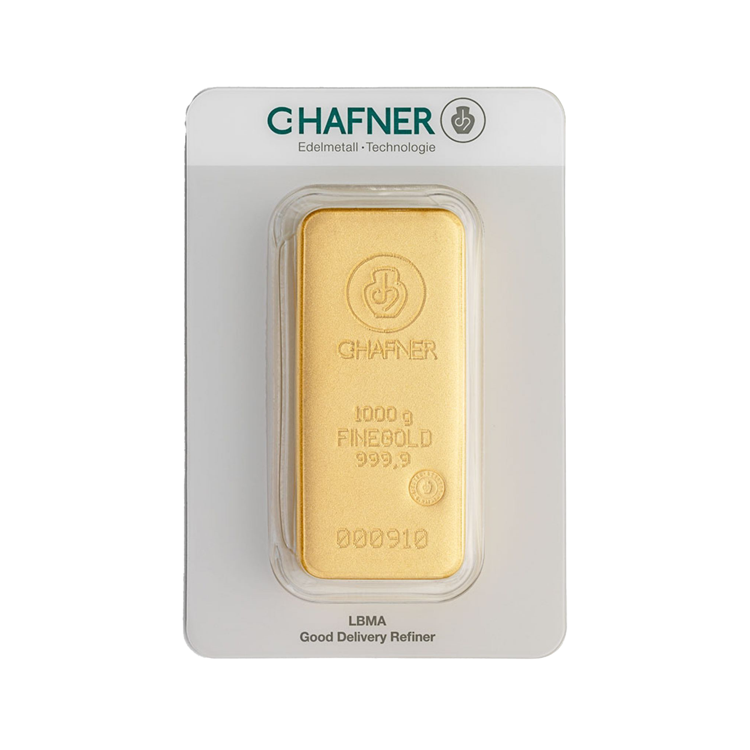 1 kilogram goudbaar C. Hafner