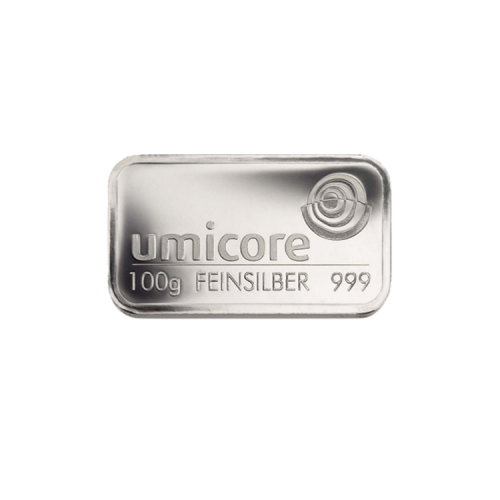 100 gram zilverbaar Umicore