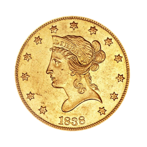 Gouden $10 Liberty Head munt