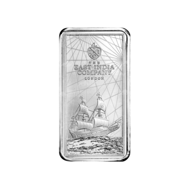 250 gram zilveren St. Helena muntbaar (coinbar)