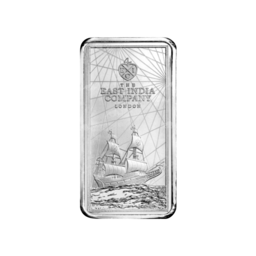 250 gram zilveren St. Helena muntbaar (coinbar)