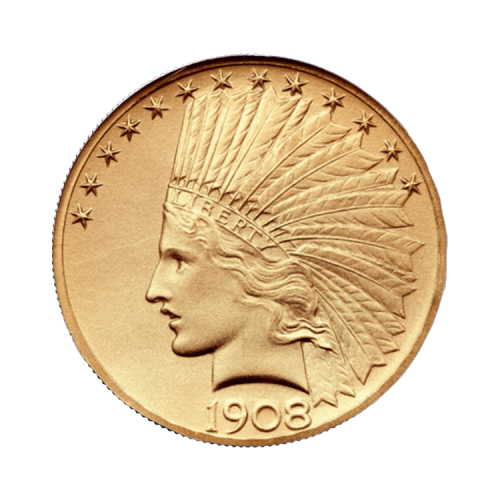 Gouden $10 Indian Head munt