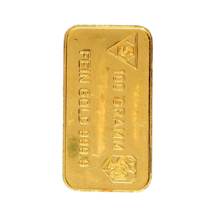 100 gram goudbaar diverse producenten