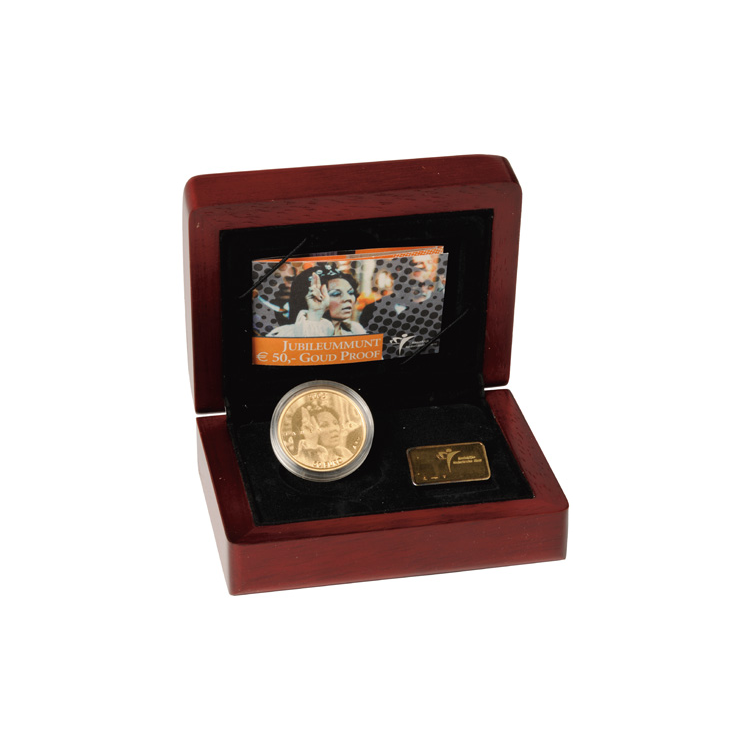 Gouden 50 euro munt uit 2005