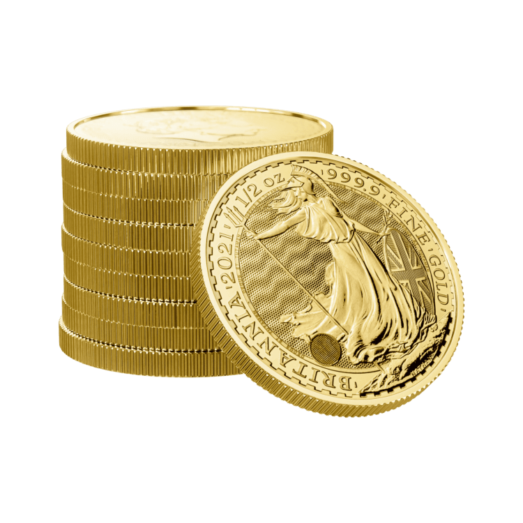 1/2 troy ounce gouden Britannia munt