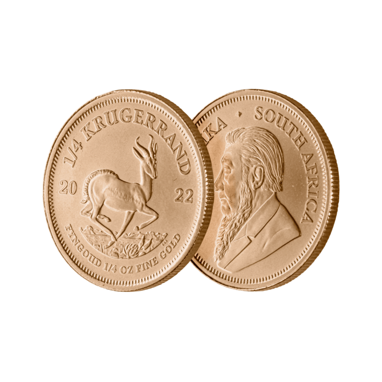 1/4 troy ounce gouden Krugerrand munt