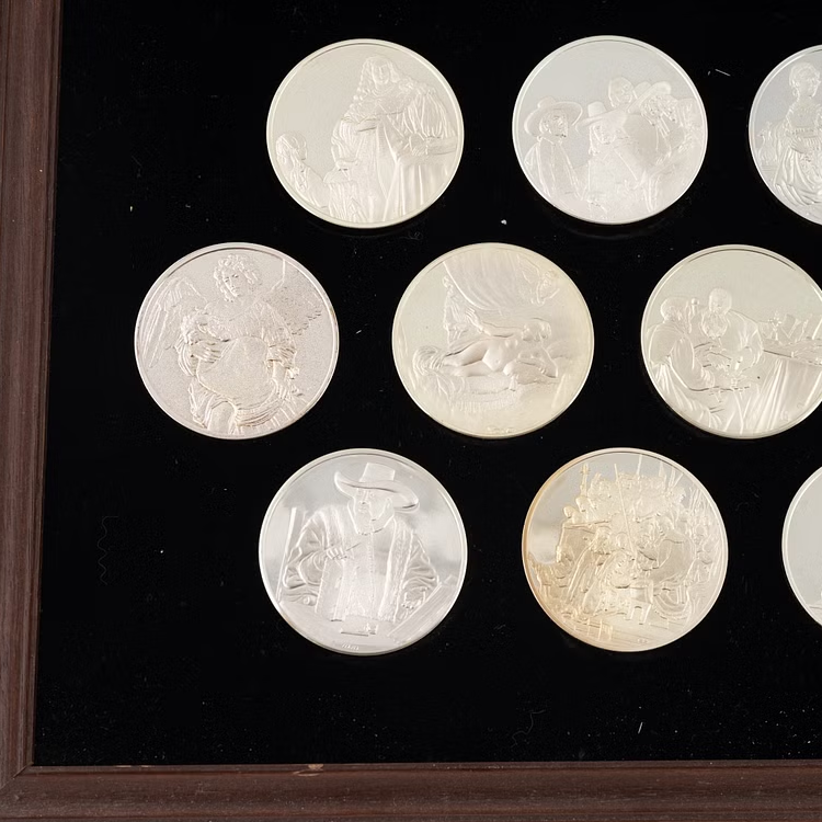 Franklin Mint - Grootste Meesterwerken van Rembrandt in zilver