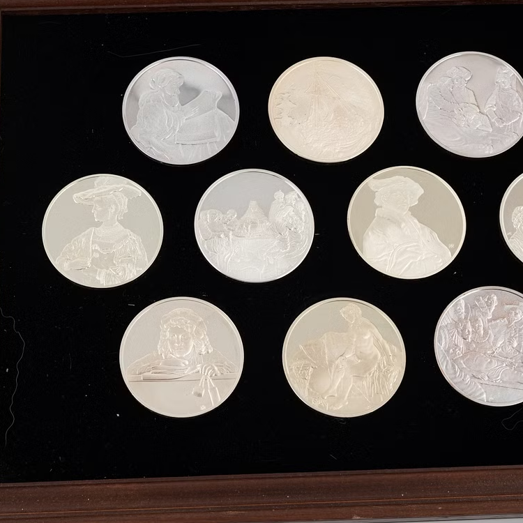 Franklin Mint - Grootste Meesterwerken van Rembrandt in zilver