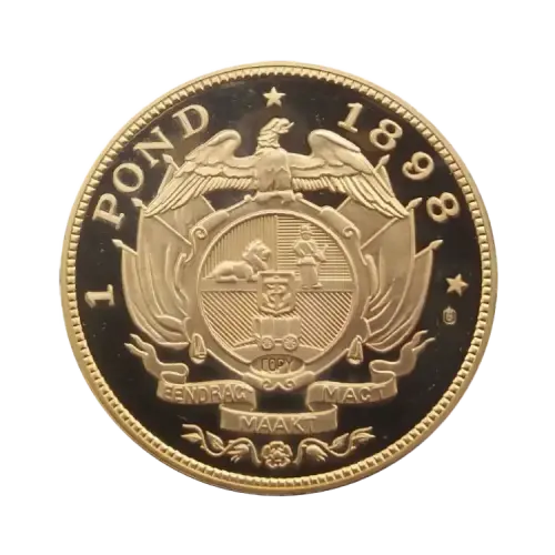 Gouden 1 Pond munt uit Zuid-Afrika
