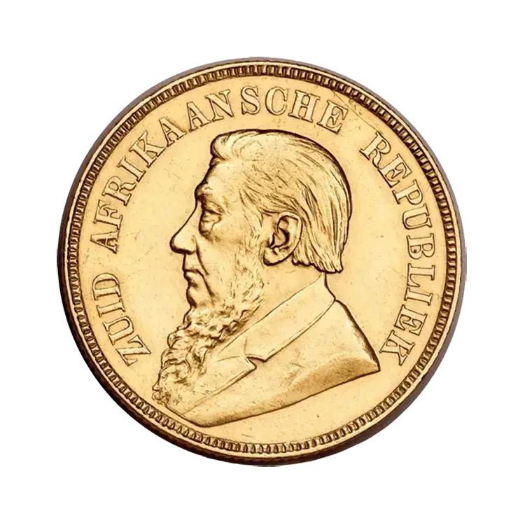 Gouden 1 Pond munt uit Zuid-Afrika