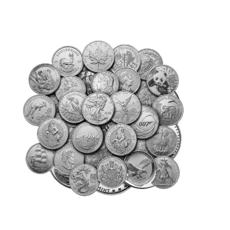 1 troy ounce zilveren munt diverse producenten