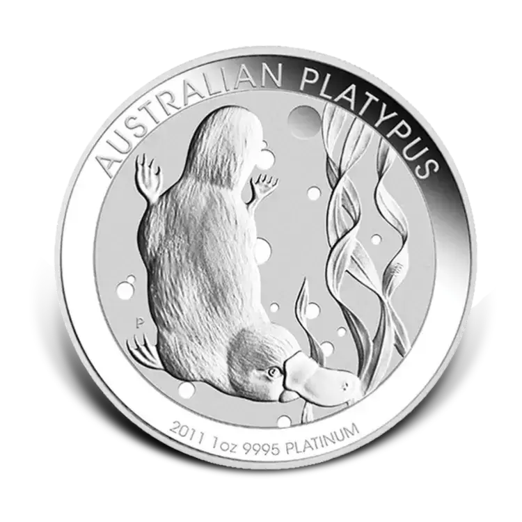1 troy ounce platina Platypus munt