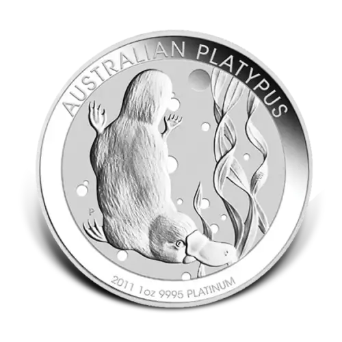 1 troy ounce platina Platypus munt