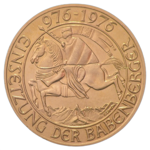 Gouden munt 1000 schilling Babenberger