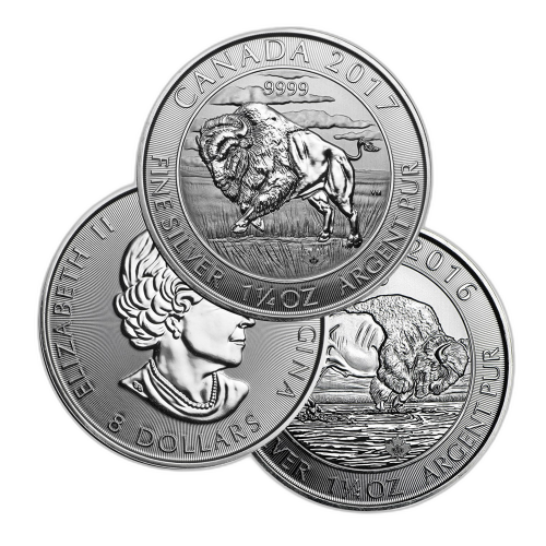 1,25 troy ounce zilveren munt diverse producenten