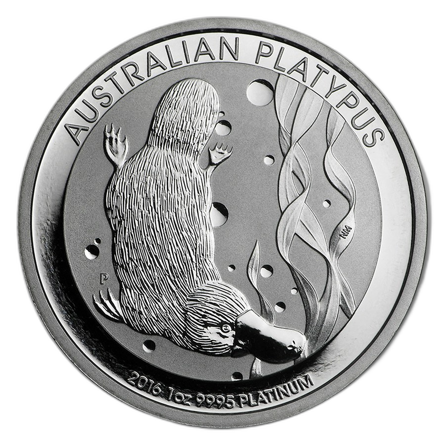 1 troy ounce platina Platypus munt