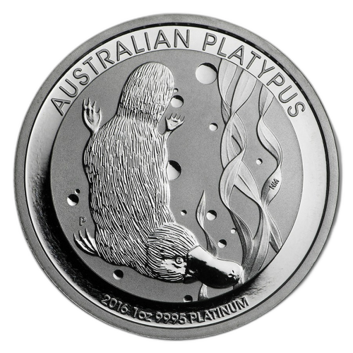1 troy ounce platina Platypus munt
