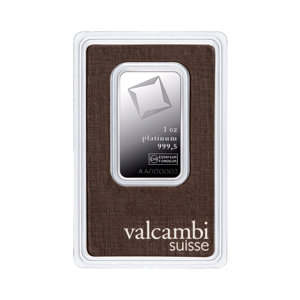 1 troy ounce platinabaar btw-vrij