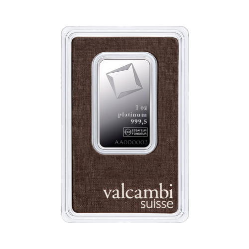 1 troy ounce platinabaar btw-vrij